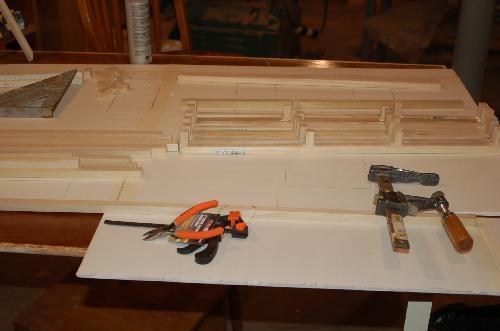 DSC_0005.JPG - Beginning the framing.