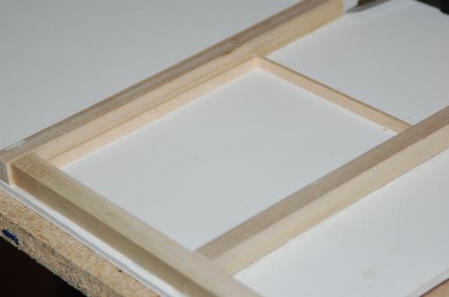 Sept32.JPG - This is the jig that I've created to begin building my windows. This jig is for the ground floor windows.