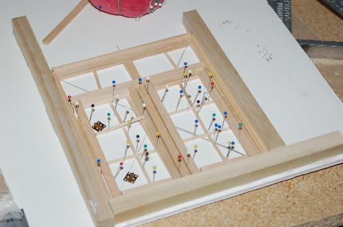 Sept33.JPG - All the pieces are put together and dry-fit before gluing.