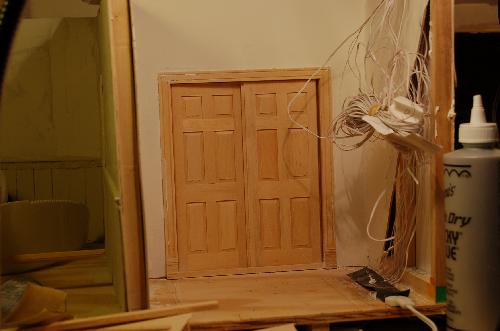 DSC_0005.JPG - The double doors that will lead to the stairwell.