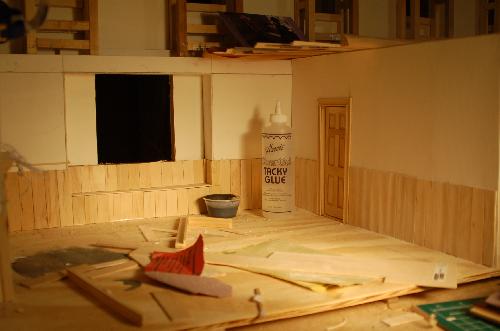 DSC_0012.JPG - The other side of the dining room. The beginning of a window seat.