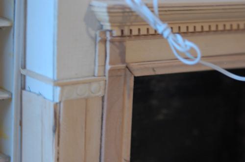 senseandsensibility012.jpg - I'm using paperclay as the decorative woodwork within the wainscot. I think once its painted it will look exactly right.